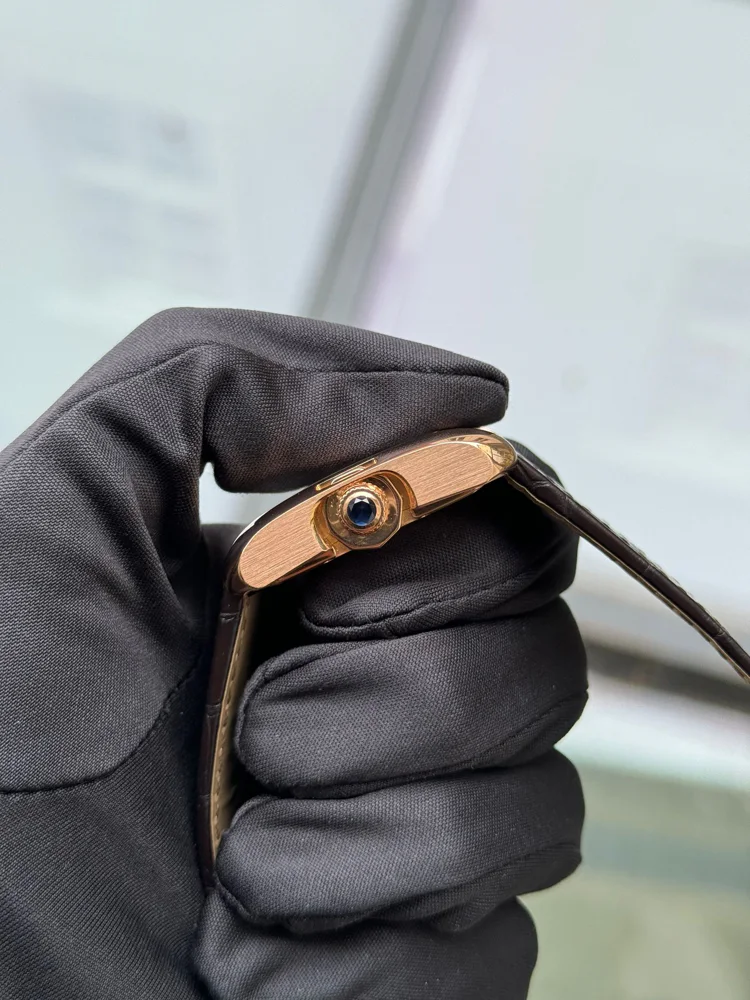 Cartier Tank Anglaise 5308 Full set +additional croco leather strap